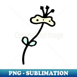 Alien Flower Doodle - PNG Transparent Sublimation File - Perfect for Personalization