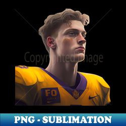 Joe Burrow artwork T-shirt and Accessories for football fans - High-Quality PNG Sublimation Download - Fashionable and Fearless