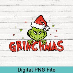 Grinch Merry Christmas PNG, Cute Christmas Grinch PNG, Christmas Grinch Digital, Holiday PNG, Merry Christmas Download