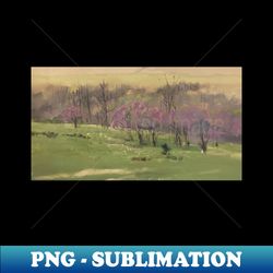 red bud oil on canvas painting - professional sublimation digital download - unleash your inner rebellion