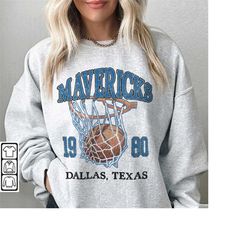 dallas basketball vintage shirt, mavericks 90s basketball graphic tee, retro for women and men basketball fan 2609tp
