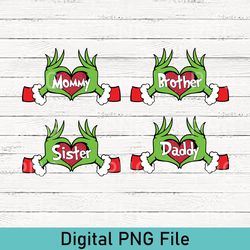 Grinch Squad PNG, Vintage Christmas Grinch Squad PNG, Matching Family PNG, Christmas Family Shirt, Merry Christmas PNG