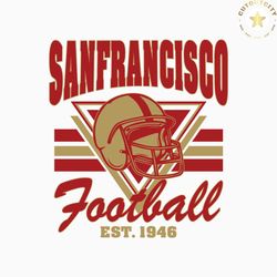 Vintage San Francisco 49ers Football Svg Digital