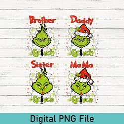 Vintage Grinch Squad PNG, Christmas Grinch Squad PNG, Matching Family PNG, Christmas Family Shirt, Merry Christmas PNG