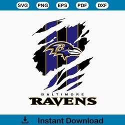 Vintage Baltimore Ravens Logo Svg
