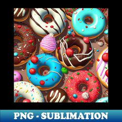 Jummy christmas donuts - Creative Sublimation PNG Download - Boost Your Success with this Inspirational PNG Download