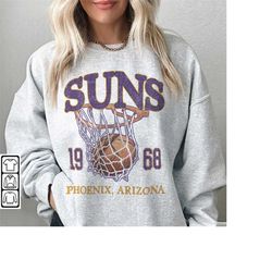 phoenix basketball vintage shirt, suns 90s basketball graphic tee, retro for women and men basketball fan 2609tp