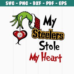 My Steelers Stole My Heart Svg Cricut Digital Download
