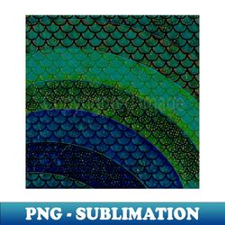 Dark Rainbow Mermaid Scales - Stylish Sublimation Digital Download - Enhance Your Apparel with Stunning Detail