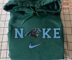 NIKE NFL Carolina Panthers Embroidered Sweatshirt, NIKE NFL Sport Embroidered Sweatshirt, NFL Embroidered Shirt