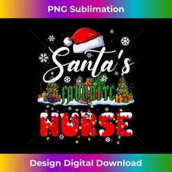 Santa's Favorite Nurse Family Matching Group Christmas Tank - Timeless PNG Sublimation Download - Customize with Flair
