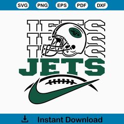 Vintage New York Jets Helmet Svg Digital Download