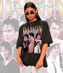 Retro Damon Salvatore Shirt, Damon Salvatore Shirt, Damon Salvatore T-shirt, Damon Salvatore