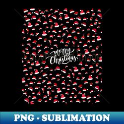 Background of many christmas hats - Digital Sublimation Download File - Perfect for Sublimation Art