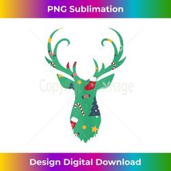 Rudolf The Christmas Wrapper Funny Christmas Holiday Costume Tank - Crafted Sublimation Digital Download - Elevate Your Style with Intricate Details