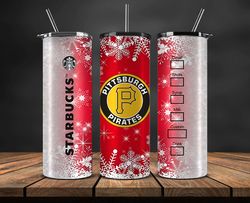 Pittsburgh Pirates Png,Christmas MLB Tumbler Png , MLB Christmas Tumbler Wrap 57