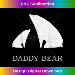 daddy bear shirt funny vintage christmas polar bear cos - timeless png sublimation download - chic, bold, and uncompromising