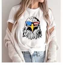 Patriotic Eagle with Sunglasses Shirt,Freedom Shirt,Fourth Of July Shirt,Patriotic Shirt,Independence Day Shirts,Patriot