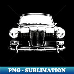 Riley Elf 1960s British classic car monoblock white - PNG Sublimation Digital Download - Spice Up Your Sublimation Projects