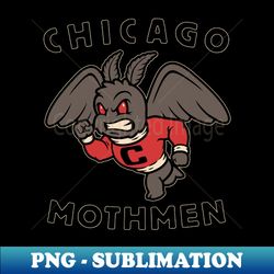 Chicago Mothman Mascot - Special Edition Sublimation PNG File - Unleash Your Inner Rebellion
