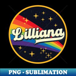 Lilliana  Rainbow In Space Vintage Style - Artistic Sublimation Digital File - Defying the Norms