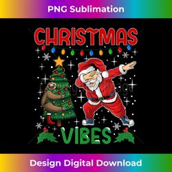 Dabbing Santa Boys Girls Men Women Christmas Pajamas Sloth Tank - Sophisticated PNG Sublimation File - Rapidly Innovate Your Artistic Vision