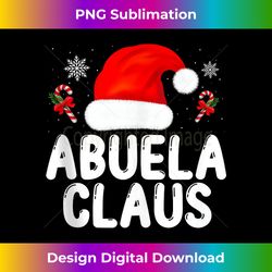 Santa Claus Costume Christmas Holiday Humor Abuela Claus Tank - Eco-Friendly Sublimation PNG Download - Spark Your Artistic Genius