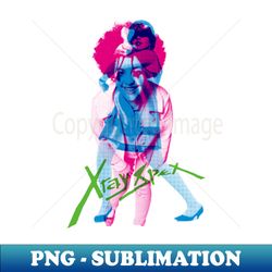 X Ray Spex Poly styrene - Unique Sublimation PNG Download - Add a Festive Touch to Every Day
