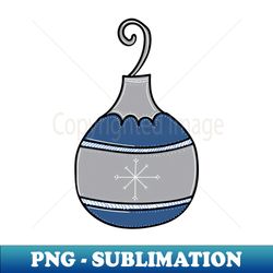 whimsical holiday ball ornament illustration - high-resolution png sublimation file - instantly transform your sublimation projects