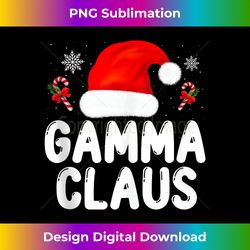 Santa Claus Costume Christmas Holiday Humor Gamma Claus Tank - Artisanal Sublimation PNG File - Lively and Captivating Visuals