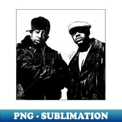 Gang Starr DJ Premier Guru - Premium Sublimation Digital Download - Enhance Your Apparel with Stunning Detail