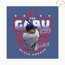 The Garv Sauce Mitch Garver Texas Player SVG Cricut File
