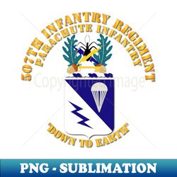 COA - 507th Infantry Regiment - Modern Sublimation PNG File - Perfect for Sublimation Mastery