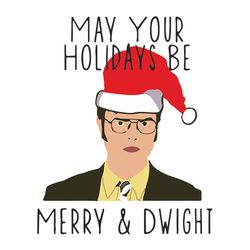 Merry Dwight Christmas Svg, Christmas Svg, Holiday Christmas Svg, Christmas Svg, Logo Christmas Svg, Instant download