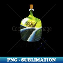 ship in a bottle - signature sublimation png file - perfect for sublimation art