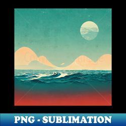 Nautical Vibes - Retro PNG Sublimation Digital Download - Bold & Eye-catching