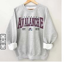 Vintage 90s Colorado Avalanche Shirt, Crewneck Colorado Avalanche Sweatshirt, Jersey Hockey Gift For Christmas 3110 LTRP