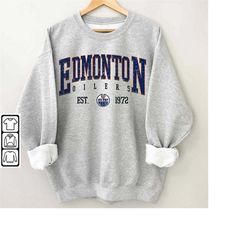 Vintage 90s Edmonton Oilers Shirt, Crewneck Edmonton Oilers Sweatshirt, Jersey Hockey Gift For Christmas 3110 LTRP