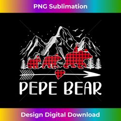 Family Matching Christmas Sweater Pepe Bear Xmas Tank - Eco-Friendly Sublimation PNG Download - Tailor-Made for Sublimation Craftsmanship