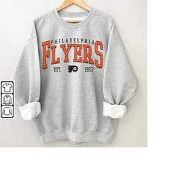 Vintage 90s Philadelphia Flyers Shirt, Crewneck Philadelphia Flyers Sweatshirt, Jersey Hockey Gift For Christmas 3110 LT