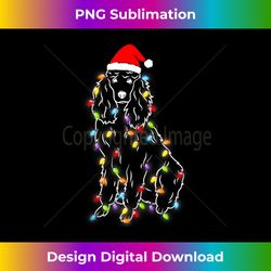 Poodle Dogs Tree Christmas Sweater Xmas Pet Animal Dog Tank - Edgy Sublimation Digital File - Immerse in Creativity with Every Design