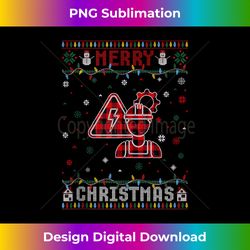 Xmas Lighting Electrical Engineer Ugly Christmas Sweater Tank - Crafted Sublimation Digital Download - Immerse in Creativity with Every Design