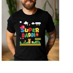 Super Daddio Game Shirt,New Dad Shirt,Dad Shirt,Daddy Shirt,Father's Day Shirt,Best Dad shirt,Gift for Dad,Super Dad Shi