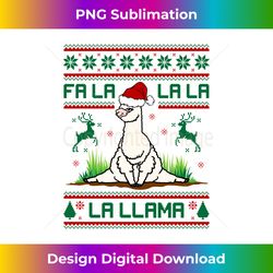 llama ugly christmas sweater christmas gift for men women long sl - sublimation-optimized png file - immerse in creativity with every design