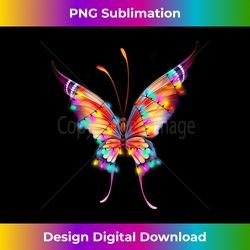 Butterfly Lover Xmas Matching Santa Butterfly Christmas Tank - Urban Sublimation PNG Design - Animate Your Creative Concepts