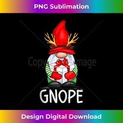 gnope funny garden tomte gnome scandinavian gnome christmas tank t - bohemian sublimation digital download - chic, bold, and uncompromising