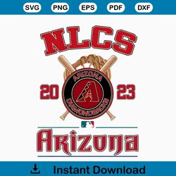 NLCS Arizona 2023 Champions Logo PNG Sublimation File
