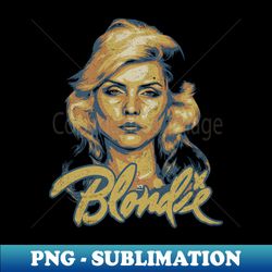 Blondie Retro Style - Signature Sublimation PNG File - Unleash Your Creativity