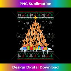 Kangaroo Christmas Tree Funny Ugly Christmas Sweater Tank - Sublimation-Optimized PNG File - Animate Your Creative Concepts