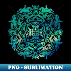 Dogs And Foxes in Water - High-Quality PNG Sublimation Download - Revolutionize Your Designs
